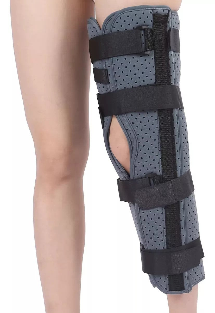 Inmovilizador De Rodilla Largo Con Velcro Ajustable Oneder