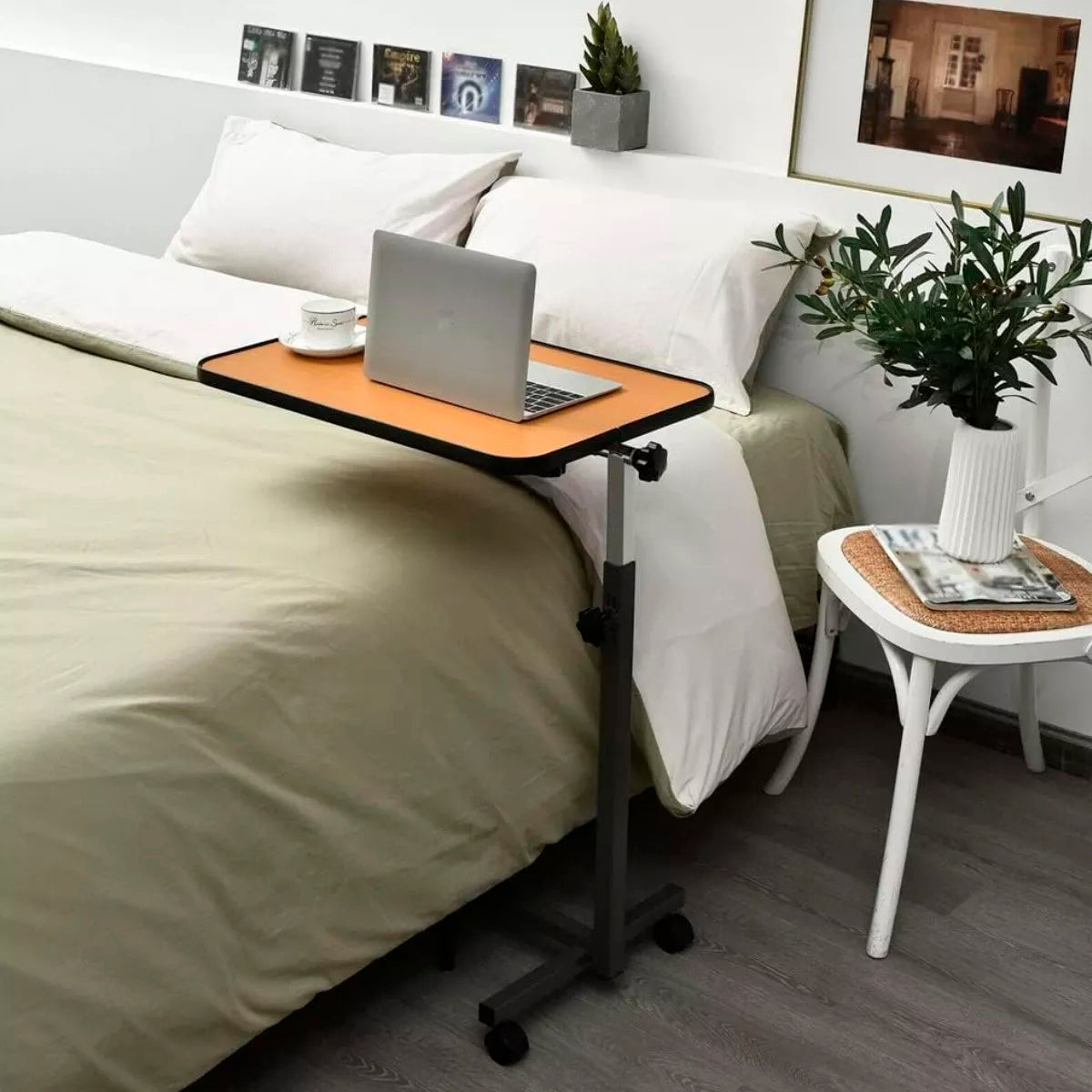 Mesa Reclinable Lateral Hospitalario Cama Altura Ajustable 1101A