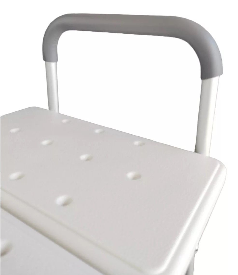 Silla De Transferencia Para Tina Y Ducha Aluminio Con Respaldo 502B