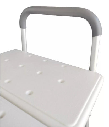Silla De Transferencia Para Tina Y Ducha Aluminio Con Respaldo 502B