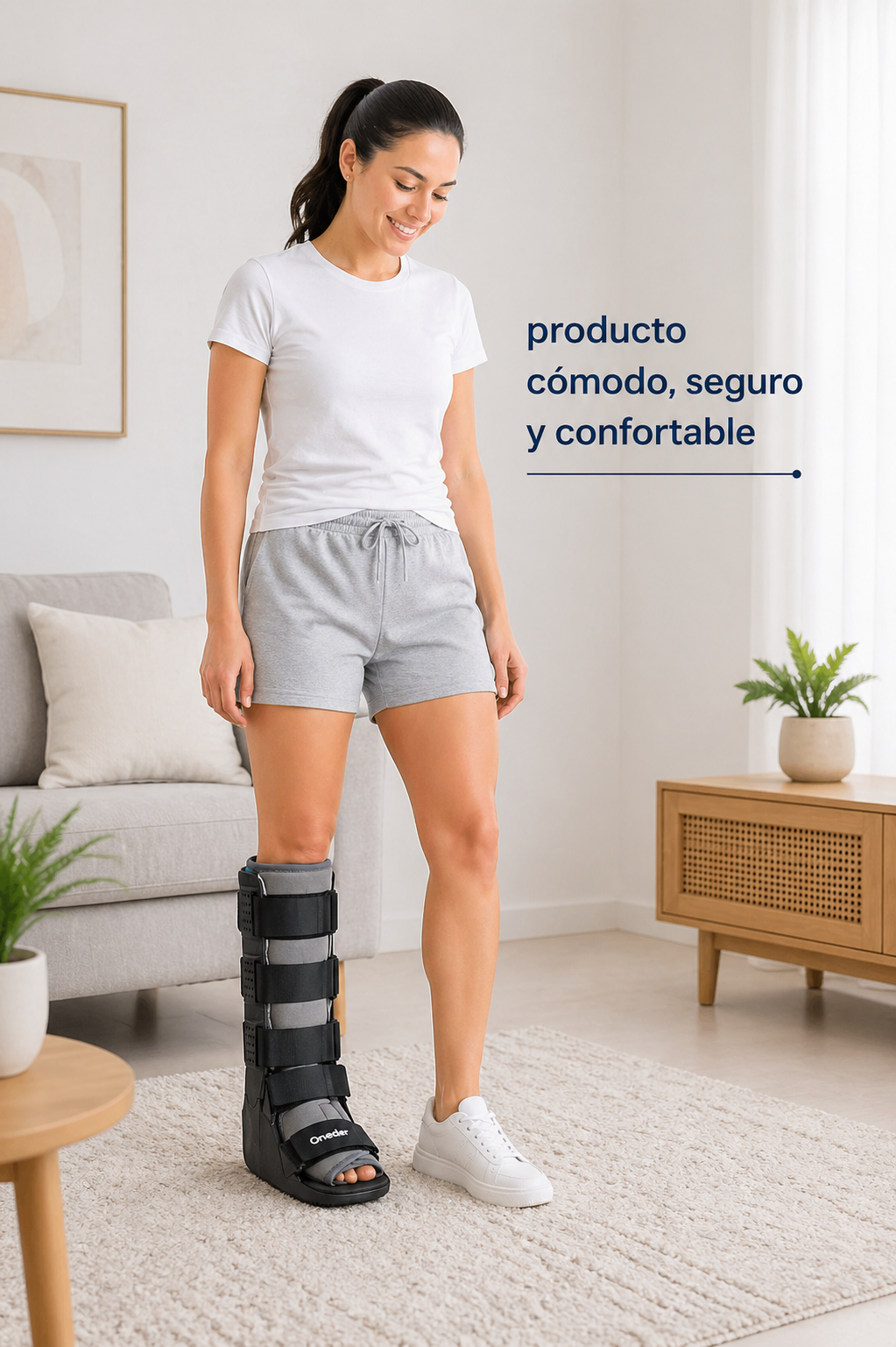 Bota Larga Ortopédica Inmovilizadora Liviana Premium