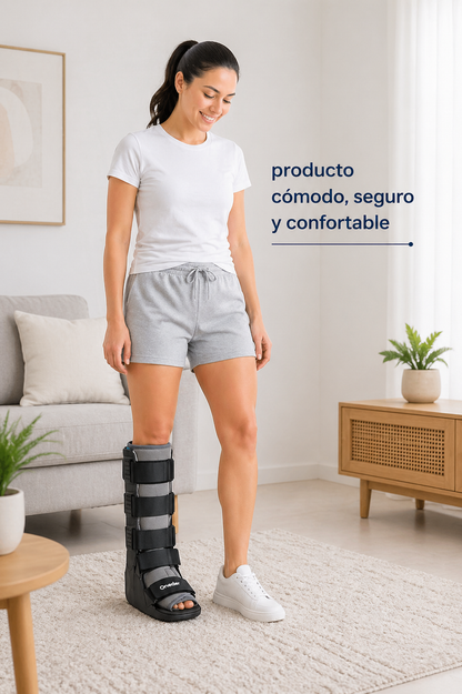 Bota Larga Ortopédica Inmovilizadora Liviana Premium