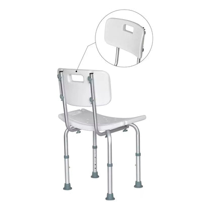 Silla Piso De Ducha Para Baño Altura Ajustable Portatil 301A