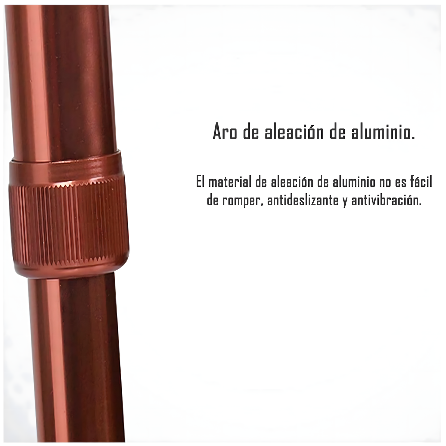 Baston Ortopedico Altura Regulable Adulto Mayor Bronce