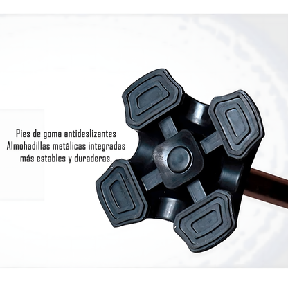 Baston Ortopedico Altura Regulable Adulto Mayor Bronce