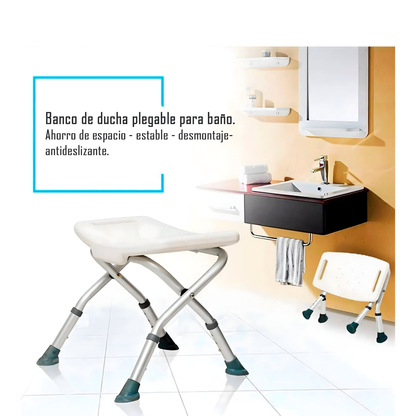 Piso O Banca De Ducha Plegable Con Altura Regulable 203C OBX