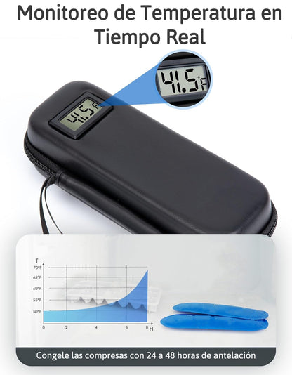 Bolso Estuche De Viaje Cooler Enfriador Porta Insulina Diabéticos Oneder