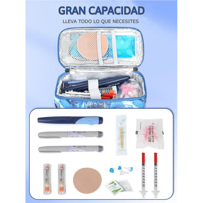 Bolso Estuche Cooler Porta Insulina Refrigerante Para Viaje Portatil