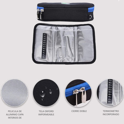 Bolso Enfriador Estuche Porta Insulina  Cooler De Viaje Refrigerante Para Diabetico