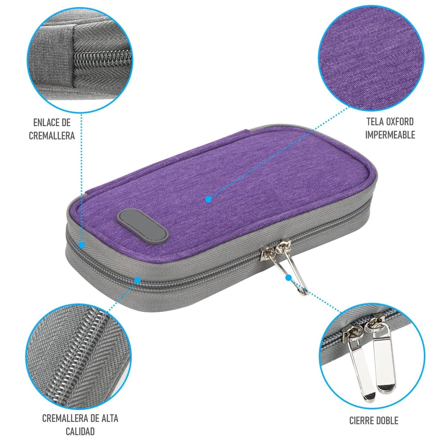 Bolso Estuche Portatil De Viaje Medicamento Insulina Cooler Enfriador