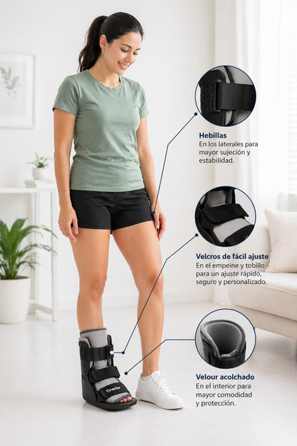 Bota Ortopedica Inmovilizadora Corta Premium Liviana