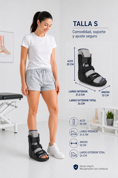 Bota Ortopedica Inmovilizadora Corta Premium Liviana