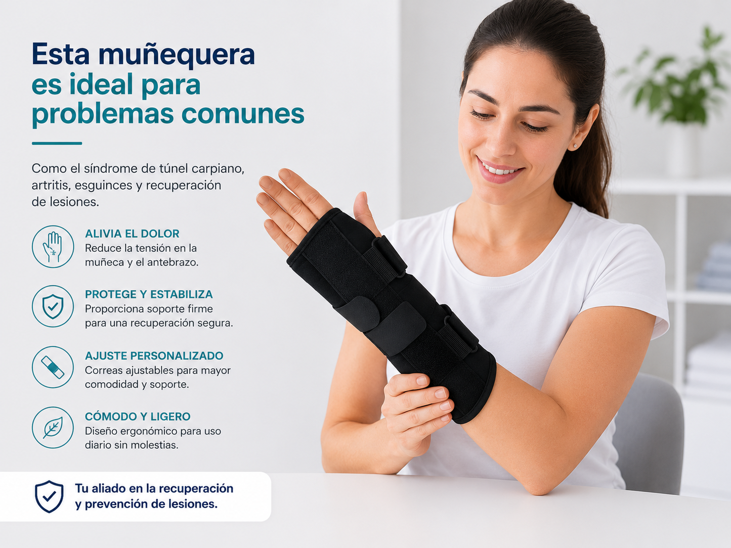 Ortesis Inmovilizadora De Muñeca Con Ferula Palmar - Dorsal