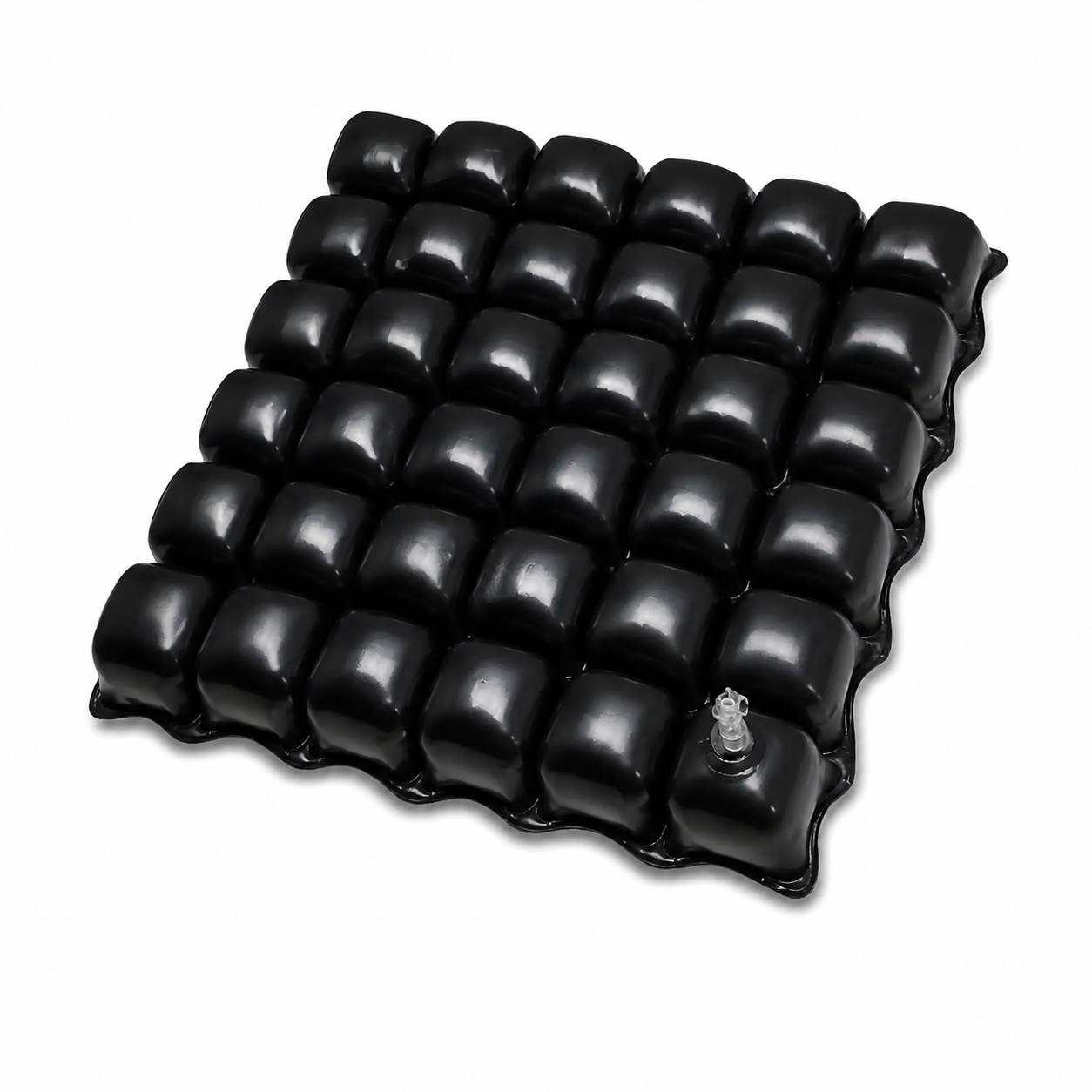 Cojin Picaron Antiescaras Cuadrado Inflable Negro