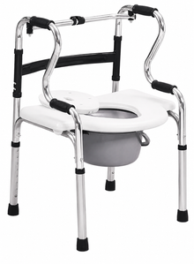 Andador Multifuncional 5 En 1 Plegable Altura Regulable Aluminio