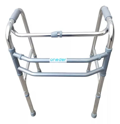 Andador Ortopedico Walker Paso A Paso Plegable De Aluminio Oneder