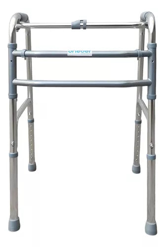 Andador Ortopedico Walker Paso A Paso Plegable De Aluminio Oneder