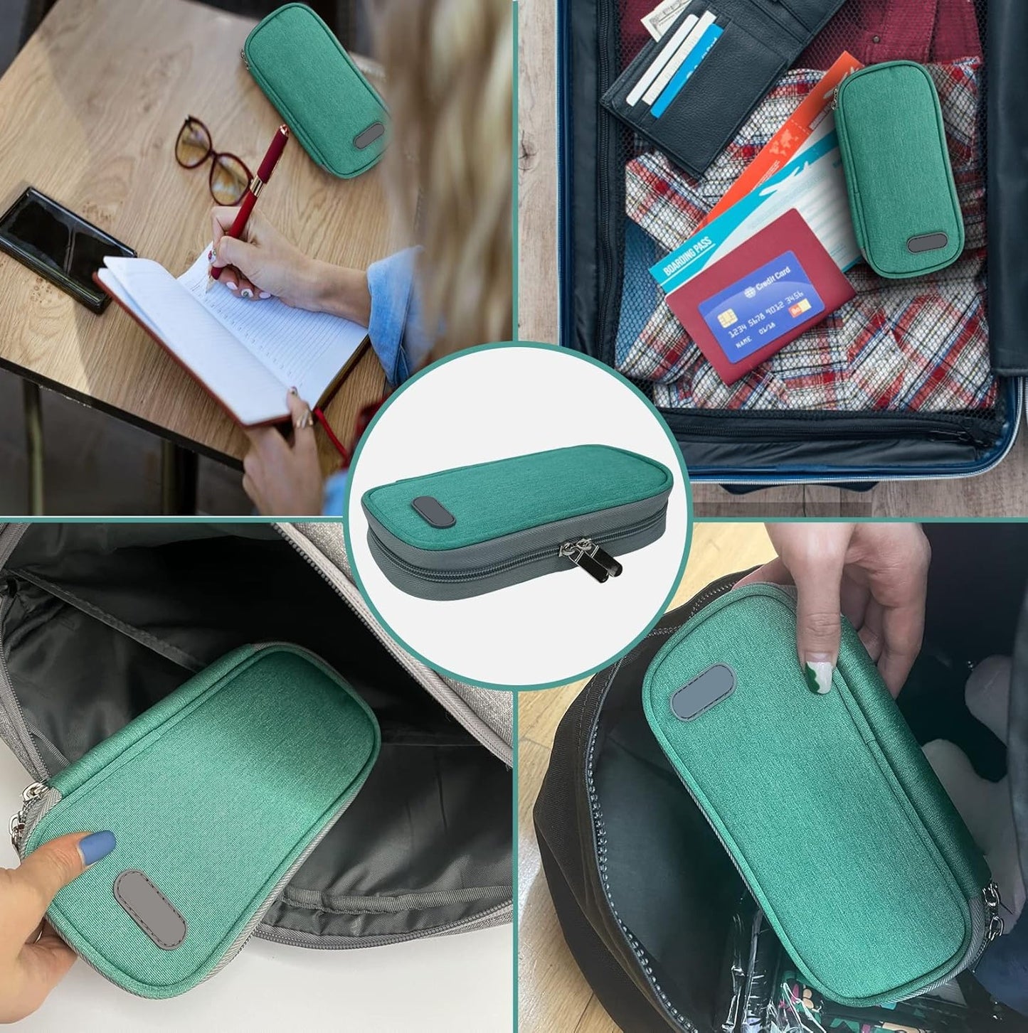 Bolso Estuche Para Viaje Porta Insulina Enfriador De Medicamento Portatil