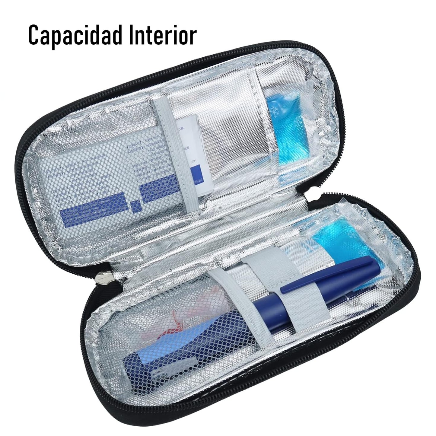 Cooler Enfriador Estuche De Viaje Diabéticos Bolso Porta Medicamento