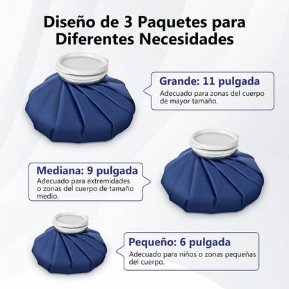 Kit 3 Bolsas De Poliéster Sellada Para Hielos O Agua