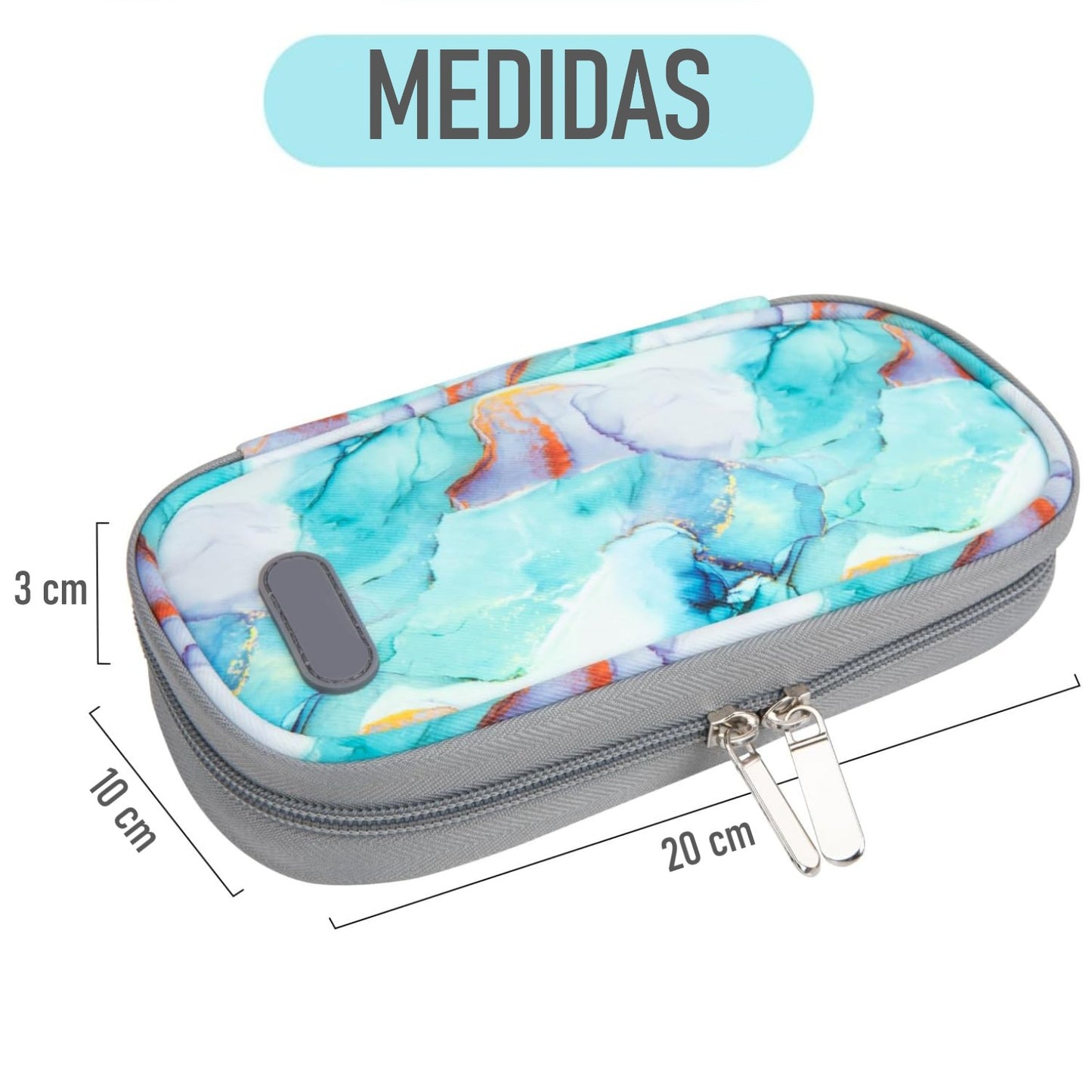 Enfriador Estuche De Viaje Diabéticos Bolso Cooler Porta Medicamentos