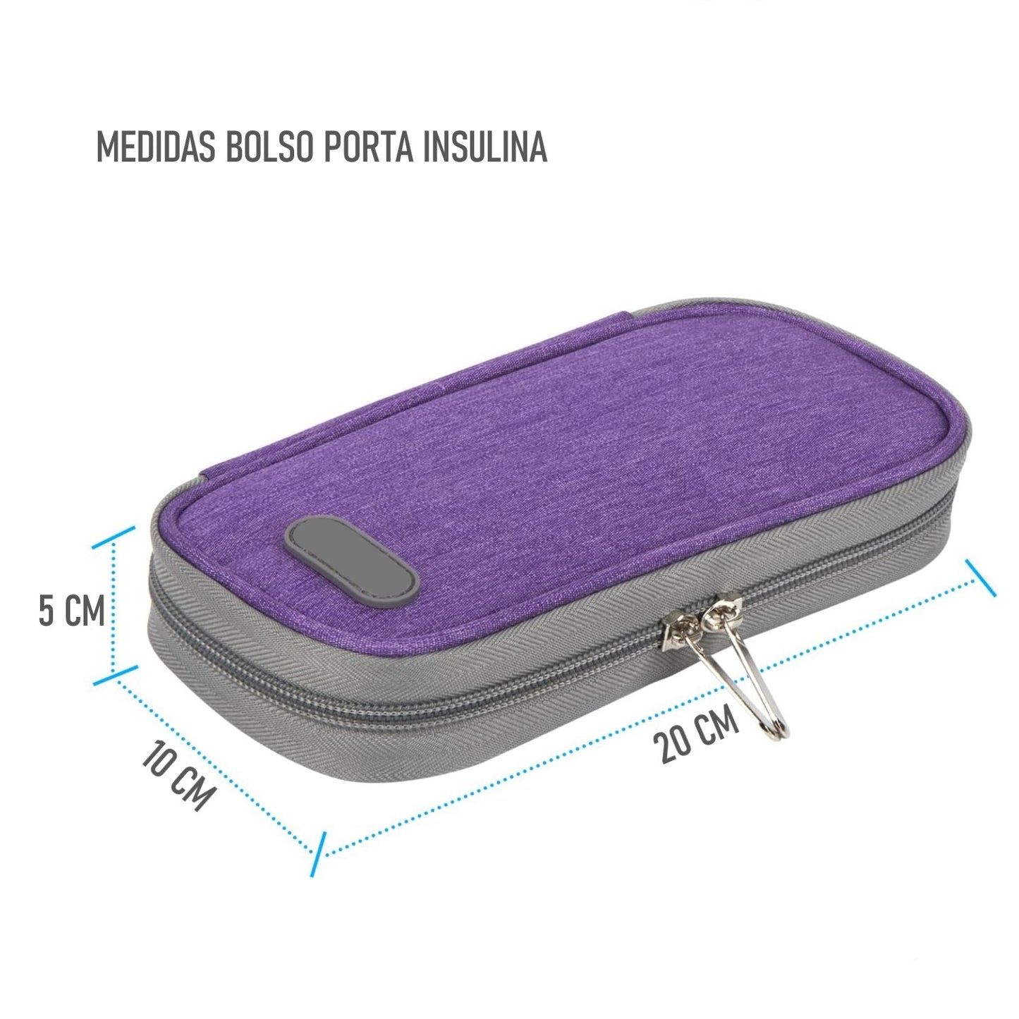 Bolso Estuche Portatil De Viaje Medicamento Insulina Cooler Enfriador