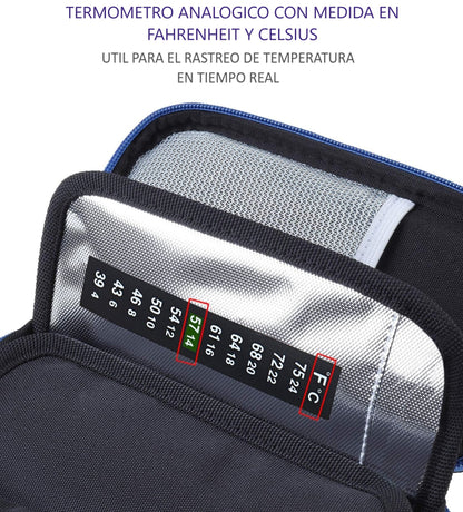 Bolso Enfriador Estuche Porta Insulina  Cooler De Viaje Refrigerante Para Diabetico