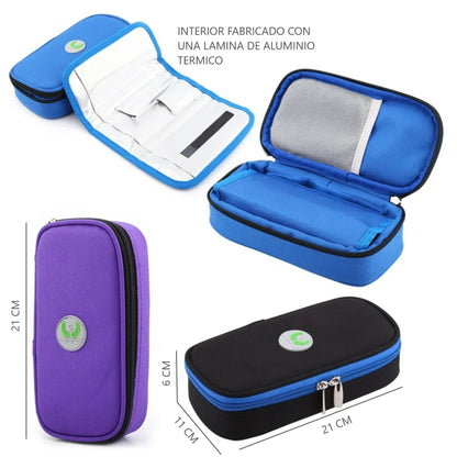 Bolso Enfriador Para Viaje Estuche Porta Insulina Portatil Medicamento