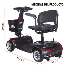 Silla Scooter Electrico Cuatro Ruedas Con Asiento Y Respaldo YL-01