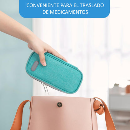 Bolso Estuche Para Viaje Porta Insulina Enfriador De Medicamento Portatil