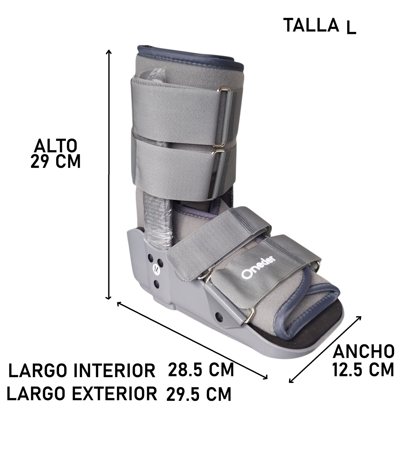Bota Ortopédica Inmovilizadora Corta Para Tobillo- Oneder