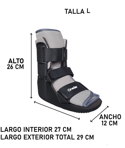 Bota Ortopedica Inmovilizadora Corta Premium Liviana