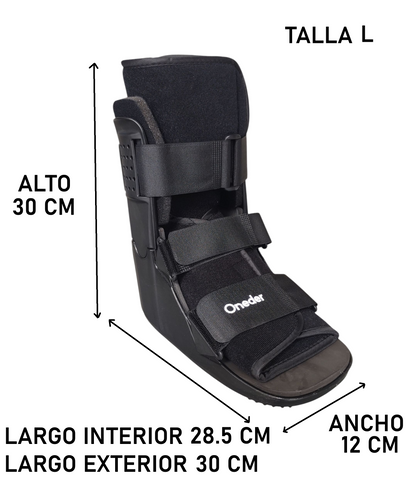 Bota Ortopédica Corta Cam Walker Adultos Premium Oneder
