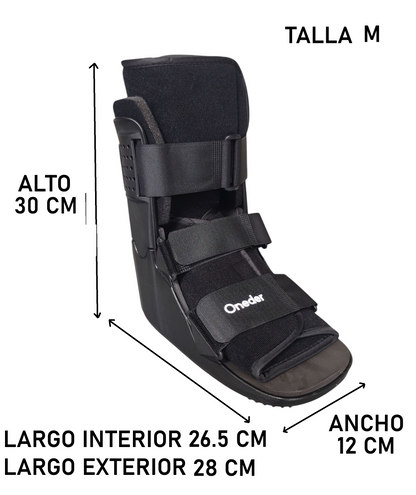 Bota Ortopédica Corta Cam Walker Adultos Premium Oneder