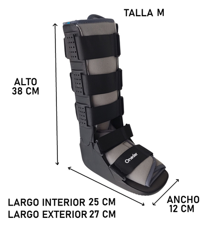 Bota Larga Ortopédica Inmovilizadora Liviana Premium