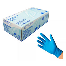 Guantes De Nitrilo Azul Sin Polvo - Caja X 100 Unds
