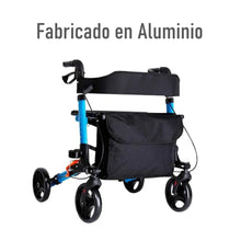 Andador Burrito Ortopedico Plegable Adulto 4 Ruedas Asiento