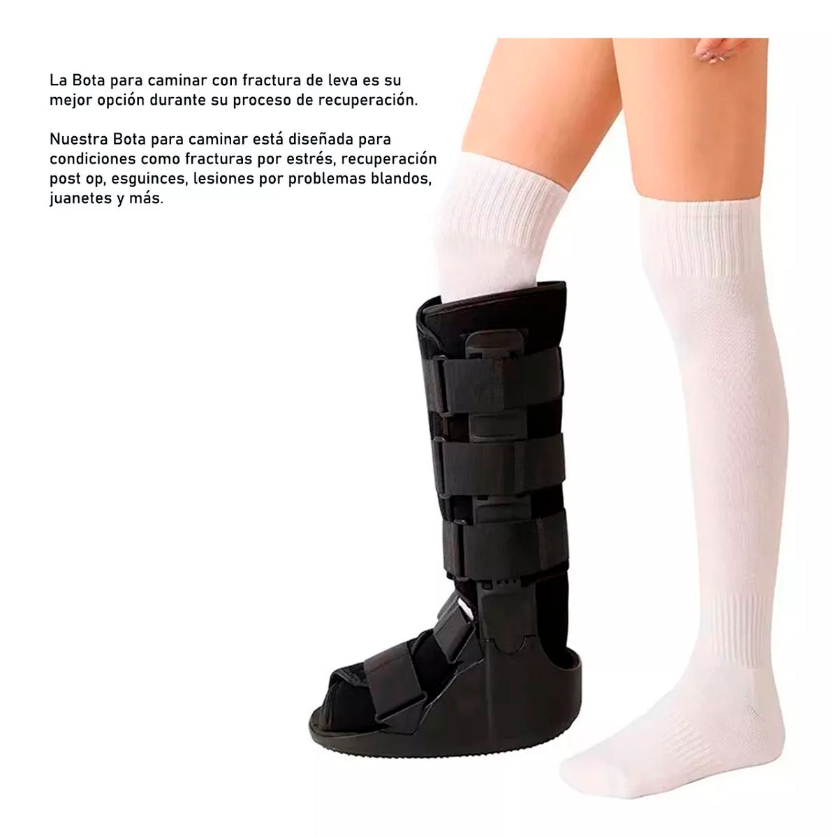 Bota Ortopédica Cam Walker Larga Premium Pie Adulto Oneder