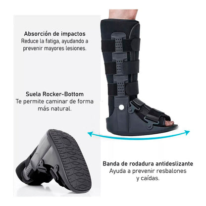 Bota Ortopédica Cam Walker Larga Premium Pie Adulto Oneder