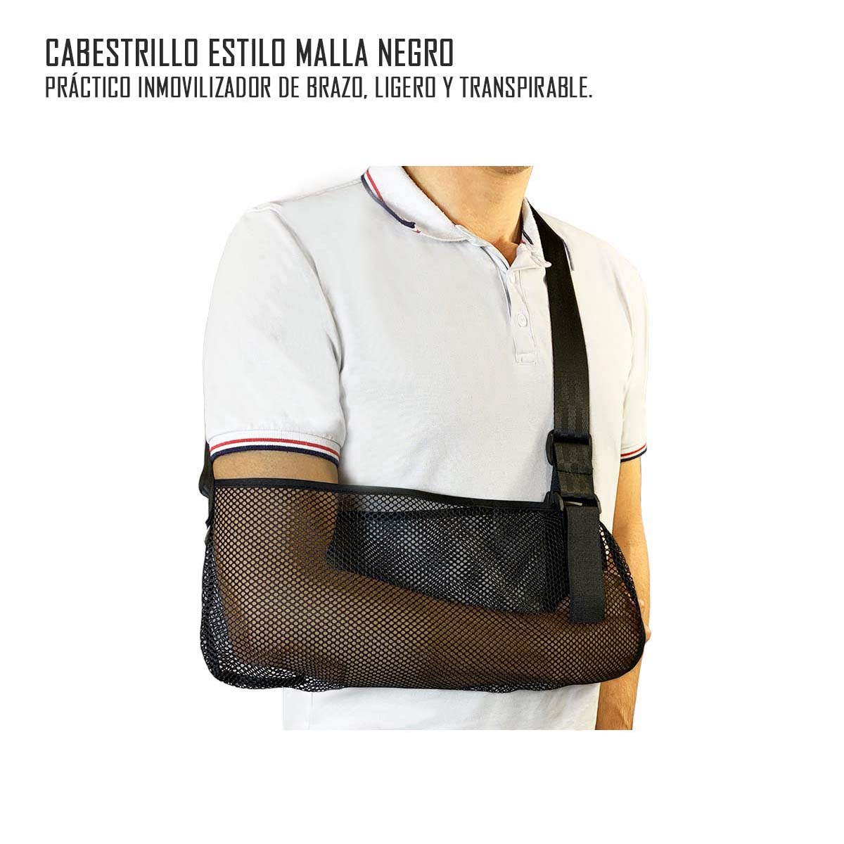 Cabestrillo Inmovilizador Malla Para Brazo Talla S Negro Oneder