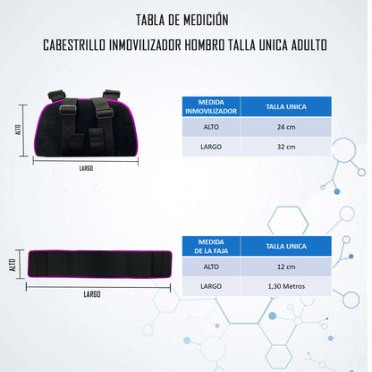 Cabestrillo Inmovilizador Hombro Talla Unica Adulto Oneder