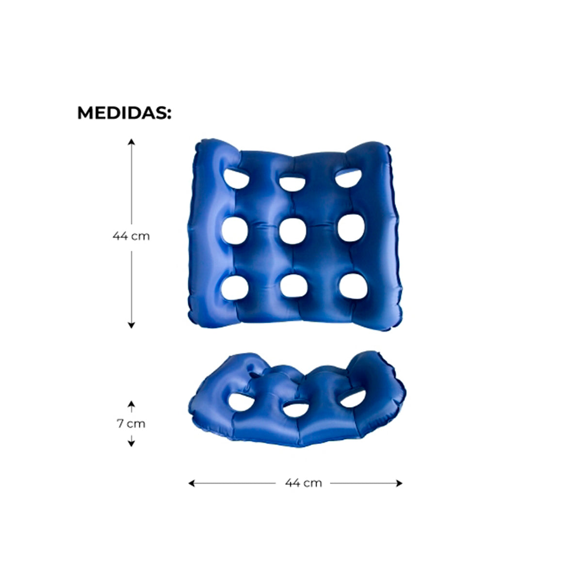 Cojin Picaron Antiescaras Ortopedico Lavable E Inflable