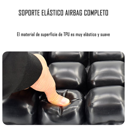 Cojin Picaron Antiescaras Cuadrado Inflable Negro