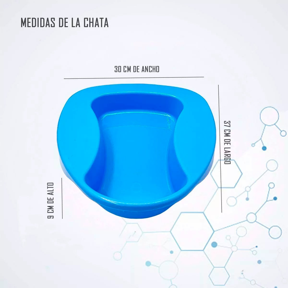 Chata Anatómica Portátil Unisex Bandeja Urinaria Medical