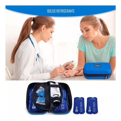 Bolso Estuche De Viaje Cooler Porta Insulina Diabéticos Oneder