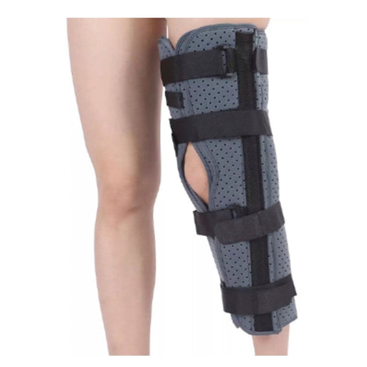 Inmovilizador De Rodilla Largo Con Velcro Ajustable Oneder