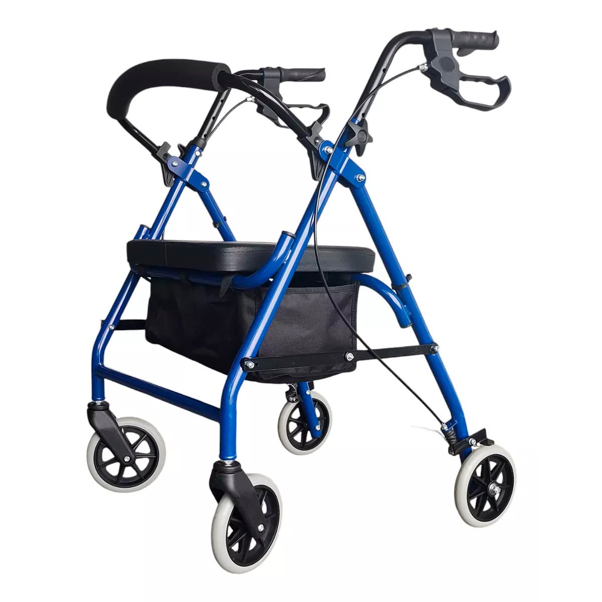 Andador Burrito Ortopedico Plegable 4 Ruedas Bolso Y Asiento 3004B-1
