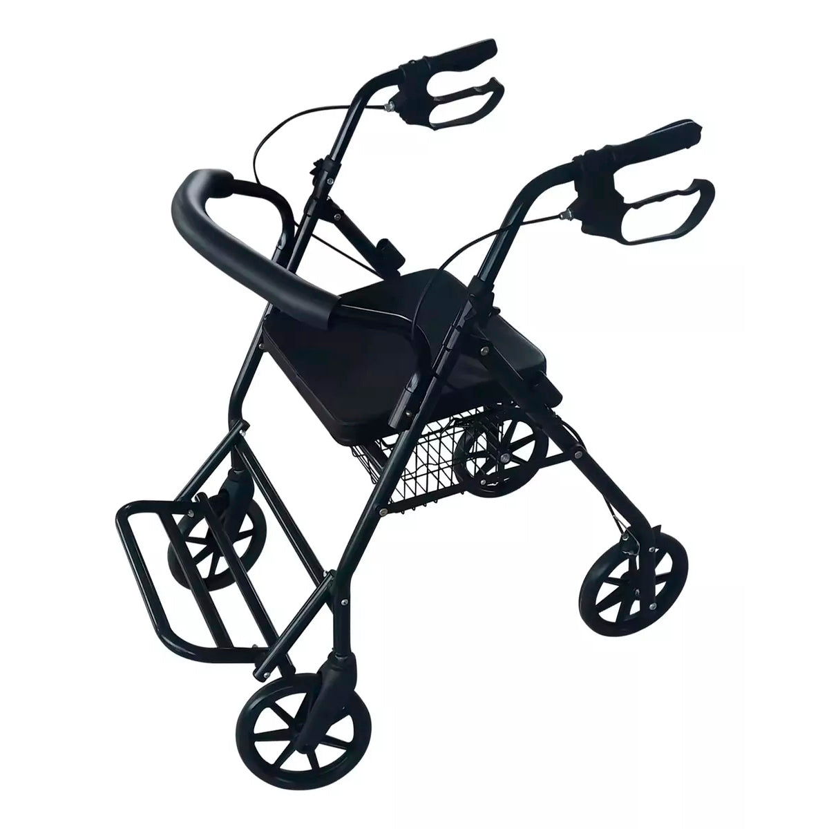 Andador Burrito Con Asiento Y Canasto 4 Ruedas + Reposapies 3002B