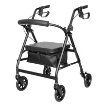Andador Burrito Plegable 4 Ruedas Con Asiento Y Bolso 4002A
