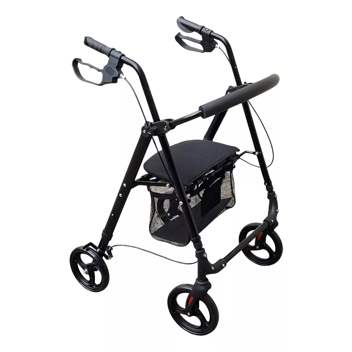Andador 4 Ruedas Burrito Con Asiento Y Canasto Plegable 1004D